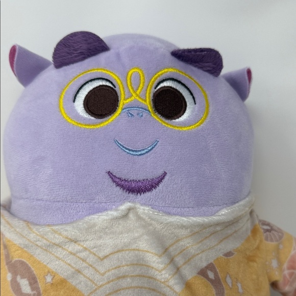 Oracle Sunny from “Spellbound”. Purple Plush Toy with Yellow and Pink Outfit - Picture 2 of 8